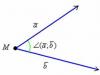 Скалярное произведение векторов: теория и решения задач Определение скалярного произведения векторов через координаты